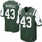 Nike Men & Women & Youth Jets #43 McDougle Green Team Color Game Jersey,baseball caps,new era cap wholesale,wholesale hats